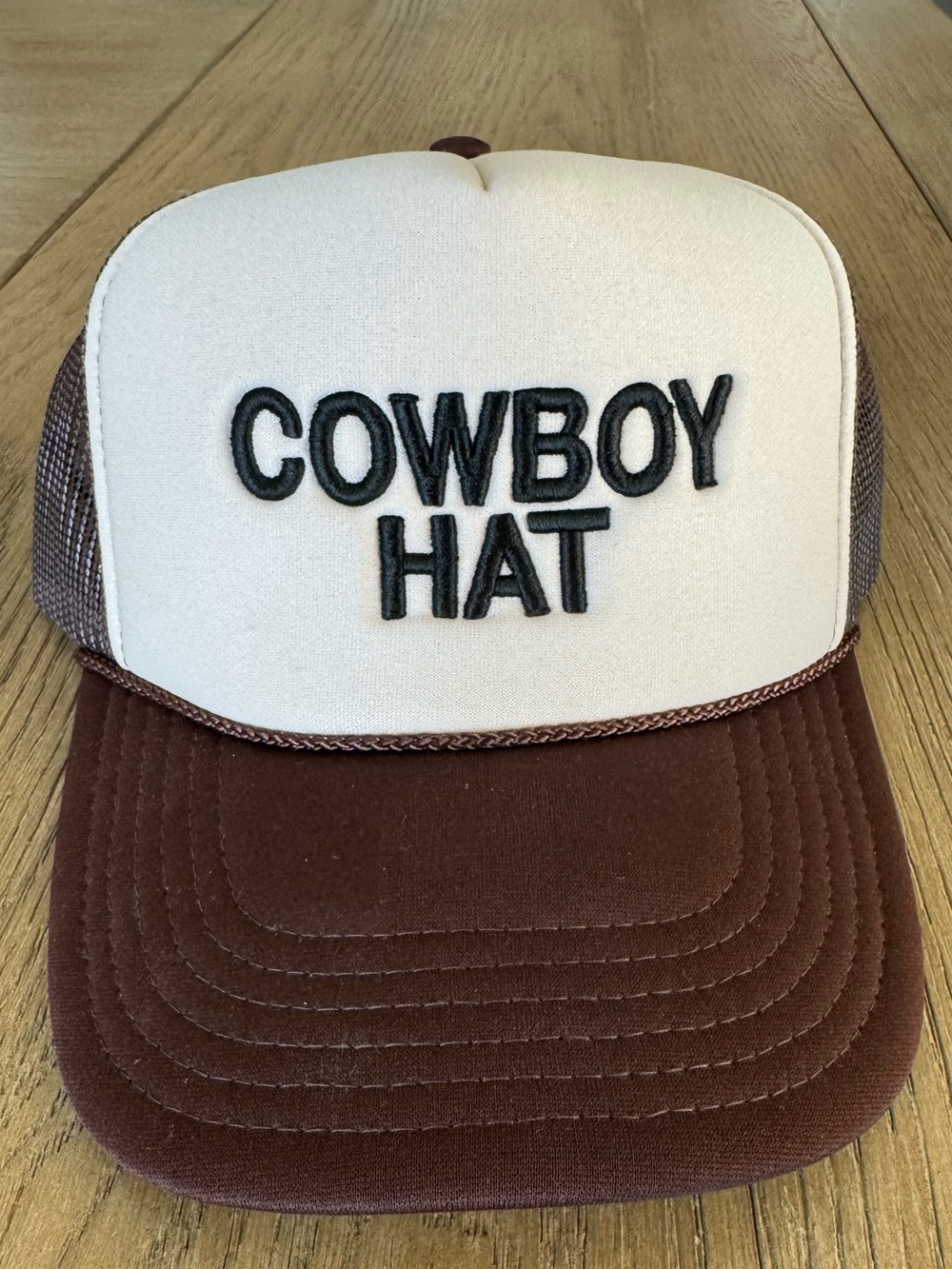 Landers foam trucker hat “Cowboy Hat”